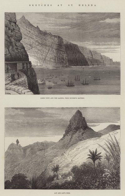 Sketches at St Helena by English School