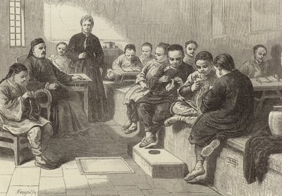 Sketches in China by English School