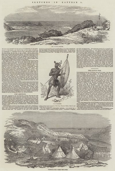 Sketches in Kaffraria by English School