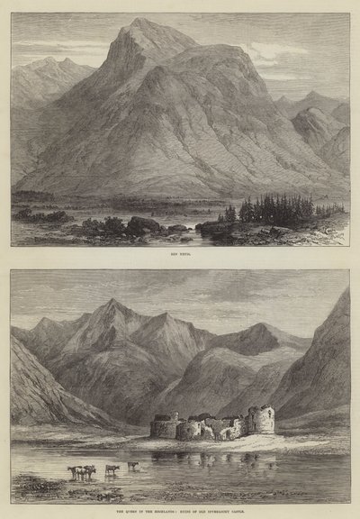 Sketches in Scotland by English School