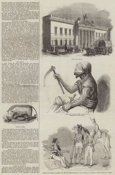 Sketches of India by English School