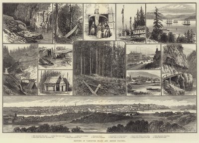 Sketches of Vancouver Island and British Columbia by English School