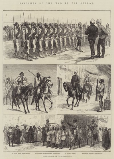 Sketches of the War in the Soudan by English School