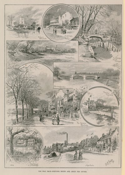 Sketches Round and About the Course by English School