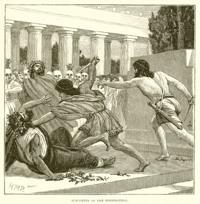 Slaughter of the Pisistratidae by English School