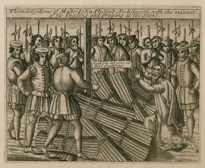 Smithfield Martyrs by English School