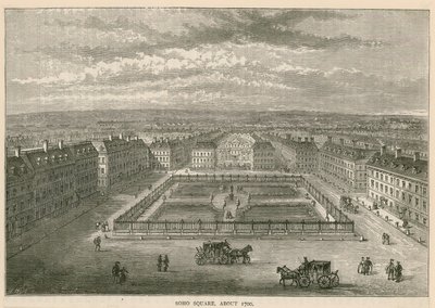 Soho Square, About 1700 by English School