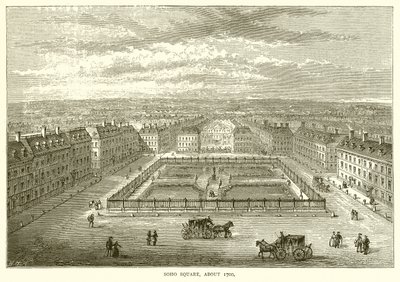 Soho Square, About 1700 by English School