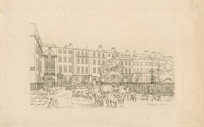 Soho Square, Looking West by English School