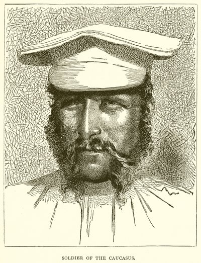Soldier of the Caucasus by English School