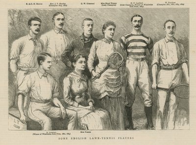 Some English Lawn Tennis Players by English School