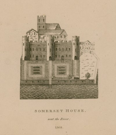 Somerset House, next the river, 1568 by English School