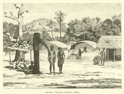 Sonthal Village, Rajmahal Hills by English School