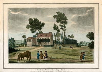 South View of Copenhagen House by English School