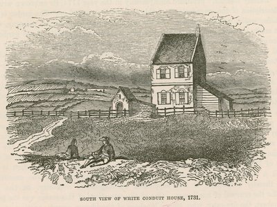 South view of White Conduit House, Islington, London by English School
