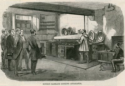 Soyers Barrack cooking apparatus by English School