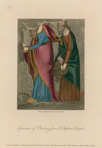 Specimens of Painting from St Stephens Chapel by English School