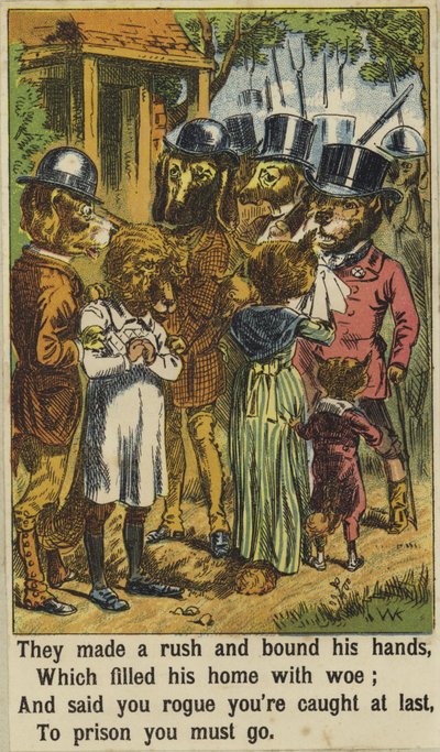 Squire Bull and the Fox by English School