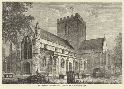 St Asaph Cathedral, from the South-West by English School