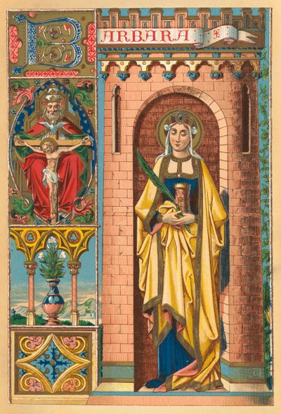 St Barbara by English School