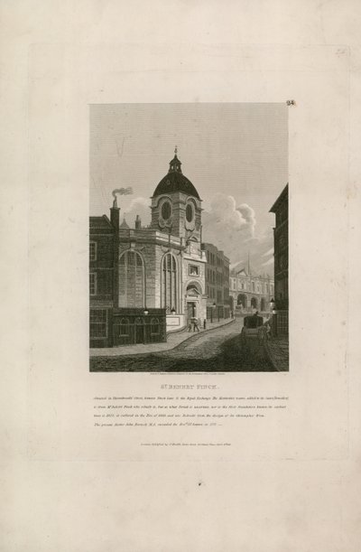 St Bennet Fink, Threadneedle Street, London by English School