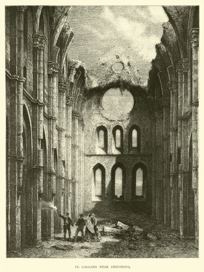 St Galgano near Chiusdino by English School
