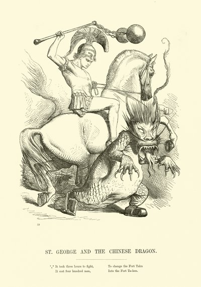 St. George and the Chinese Dragon by English School