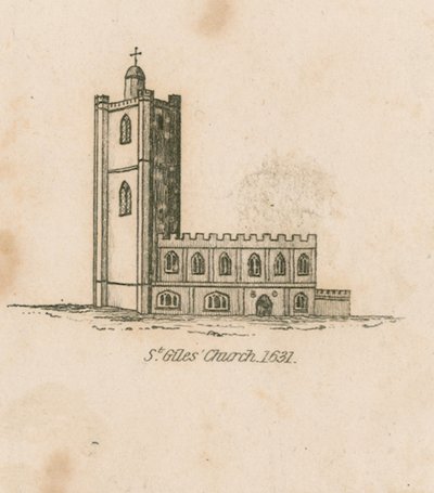 St Giles Church, 1631 by English School