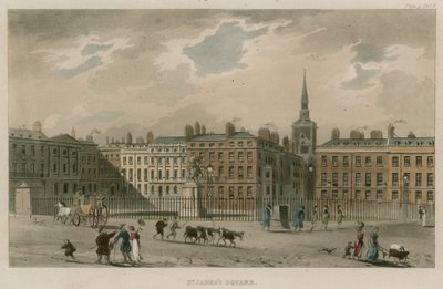 St Jamess Square, London by English School