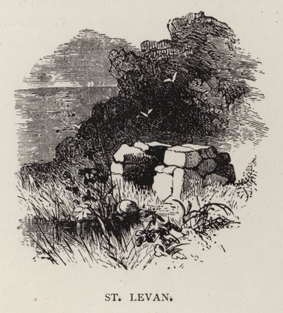 St Levan (engraving) by English School