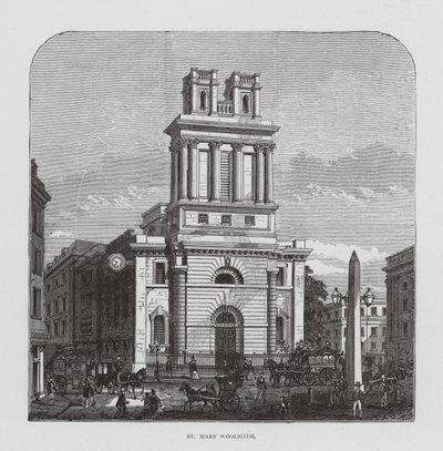 St Mary Woolnoth by English School