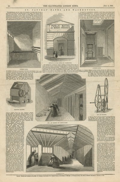 St Pancras Baths and Washhouses by English School
