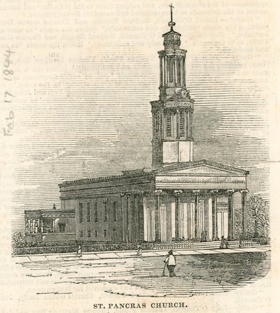 St Pancras Church, London by English School