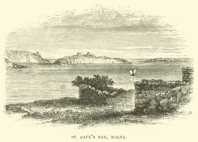 St Pauls Bay, Malta by English School
