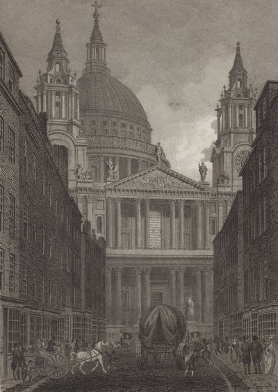 St Pauls Cathedral, London by English School