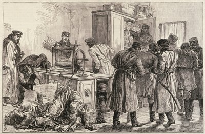 St. Petersburg Police Discovering a Nihilist Printing Press, from 