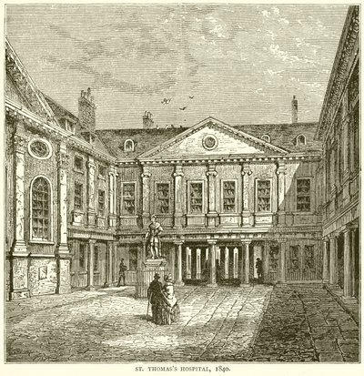 St. Thomass Hospital, 1840 by English School