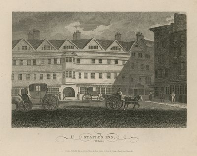 Staples Inn, Holborn by English School