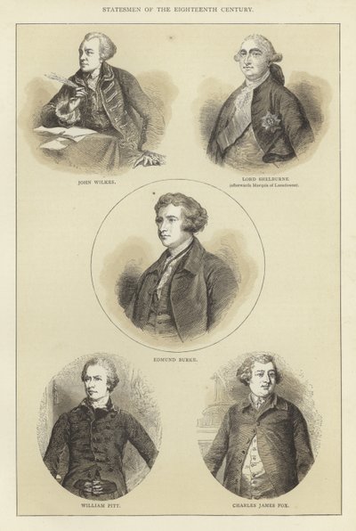Statesmen of the Eighteenth Century by English School
