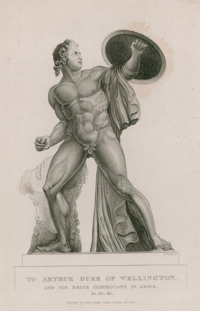 Statue of Achilles in Hyde Park, London by English School