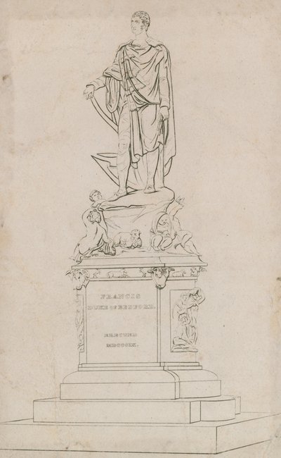 Statue of Frances, Duke of Bedford, in Russell Square, London by English School