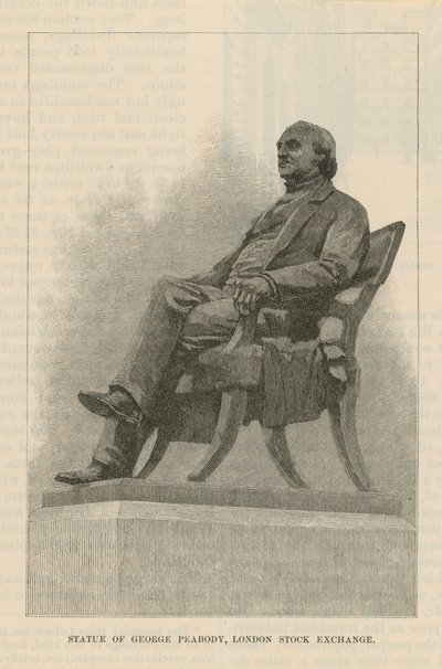 Statue of George Peabody by English School