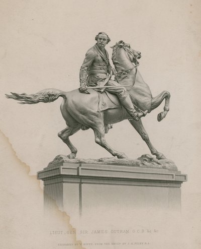 Statue of Lieut-Gen Sir James Outram, GCB, Calcutta by English School