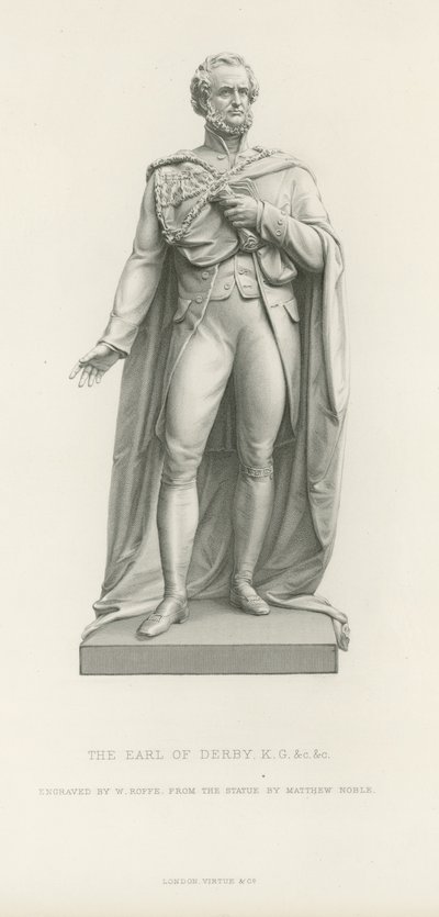 Statue of the Earl of Derby by English School