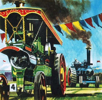 Steam rally by English School