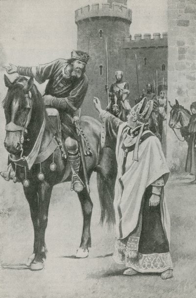 Stephen Langton Warns King John by English School