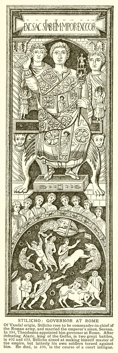 Stilicho: Governor at Rome by English School