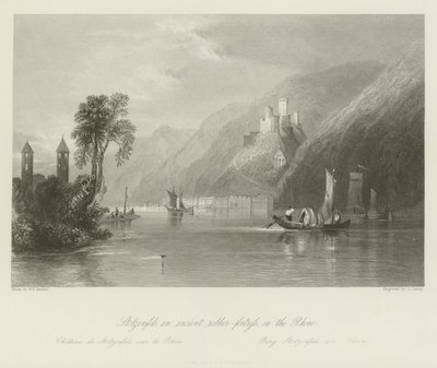 Stolzenfels, an Ancient Robber-Fortress on the Rhine by English School