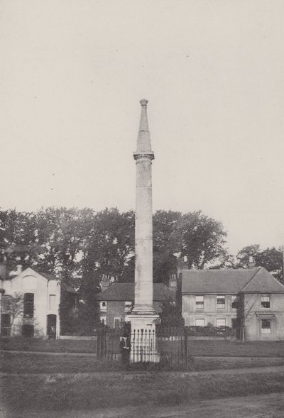 Stone Column Which Formerly Stood in the Seven Dials by English School