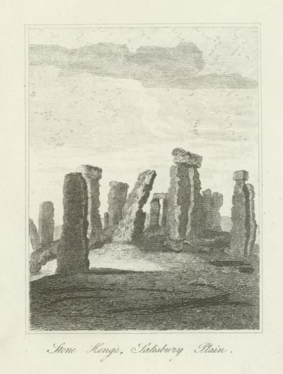 Stonehenge, Salisbury Plain by English School